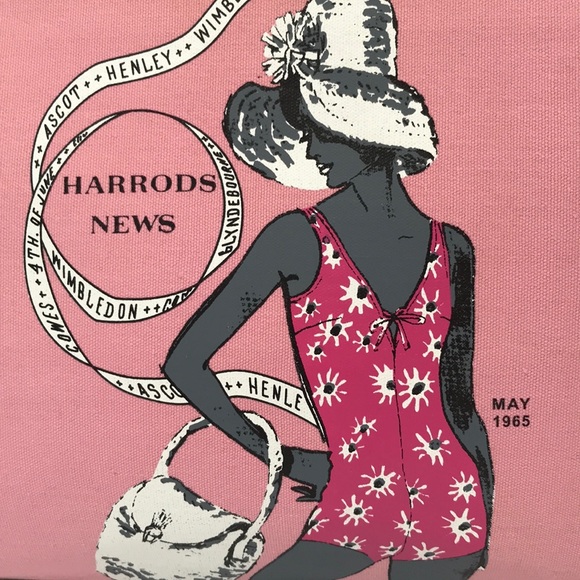 HARROD’S Vintage Tote - NWOT - Picture 2 of 8